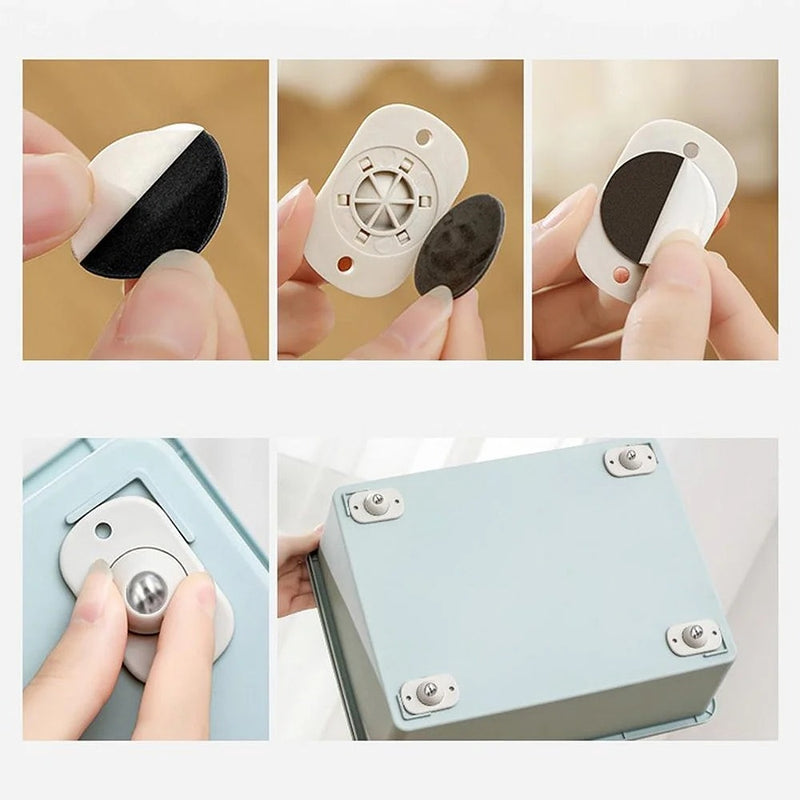 EasyMove Inox - Kit de Rodinhas para Móveis