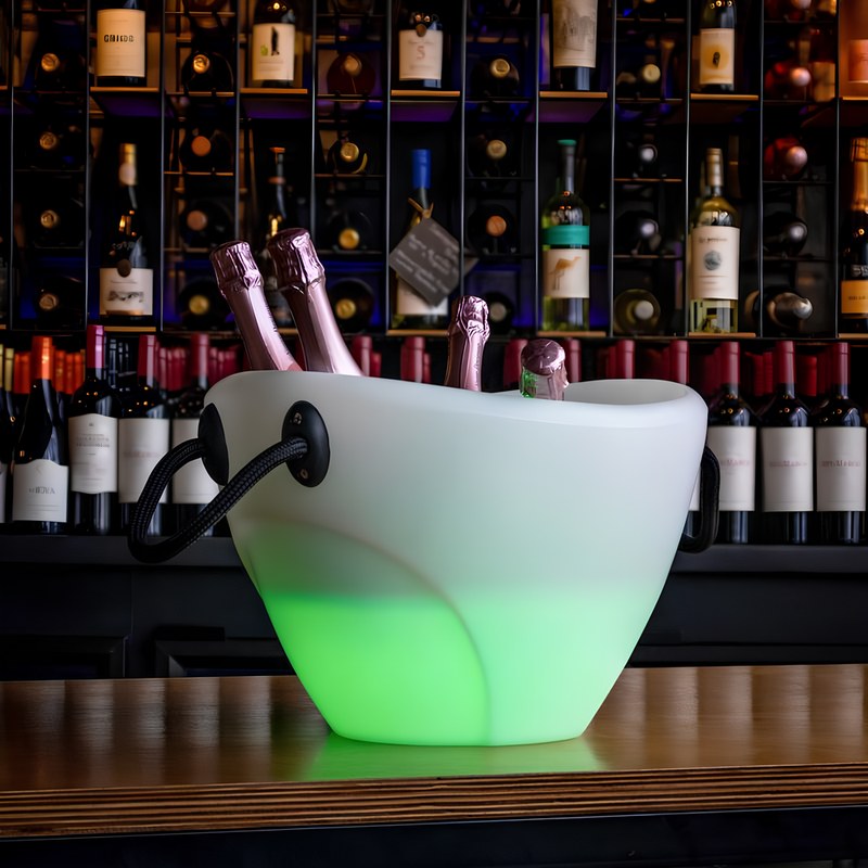 Champanheira LED Profissional 13L - Balde Térmico para Eventos e Celebrações