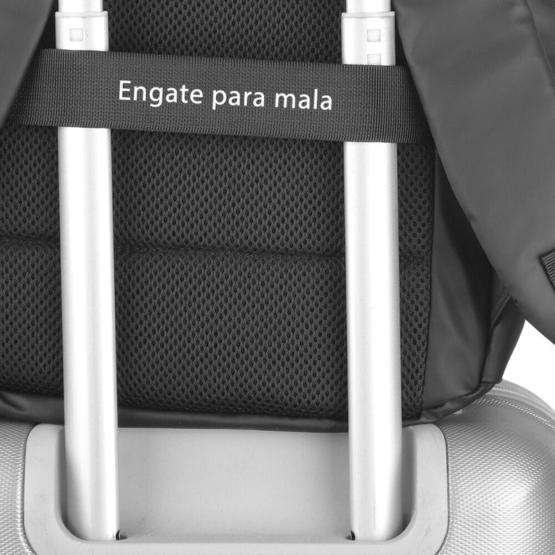 Mochila Executiva Premium para Notebook 19L - Alças Acolchoadas e Sistema de Engate para Mala