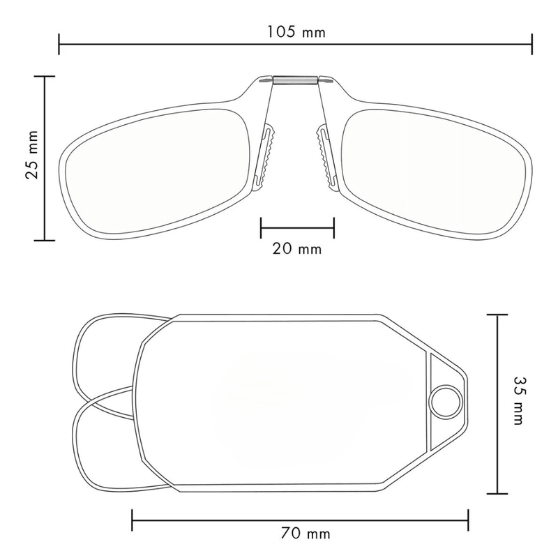 Óculos Chaveiro ClipVision